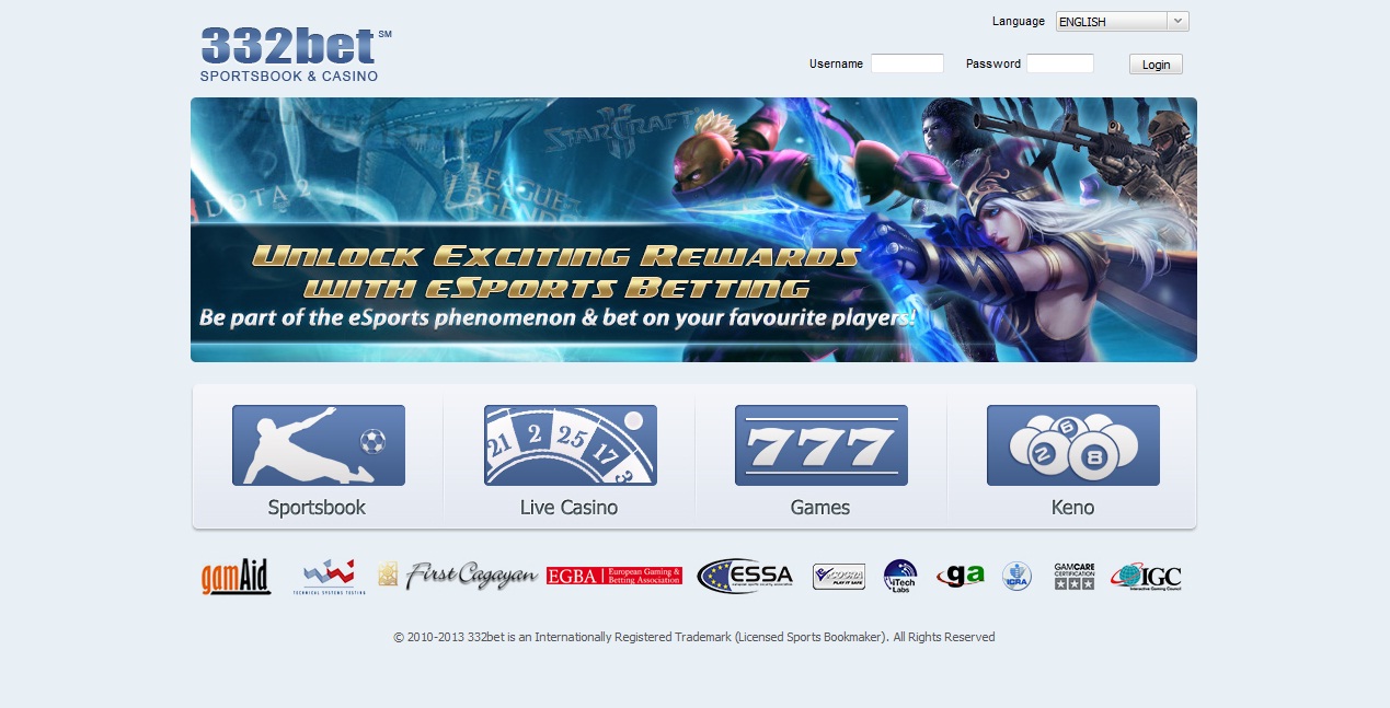 Giao Diện Hệ Thống 332BET - 332BET.COM